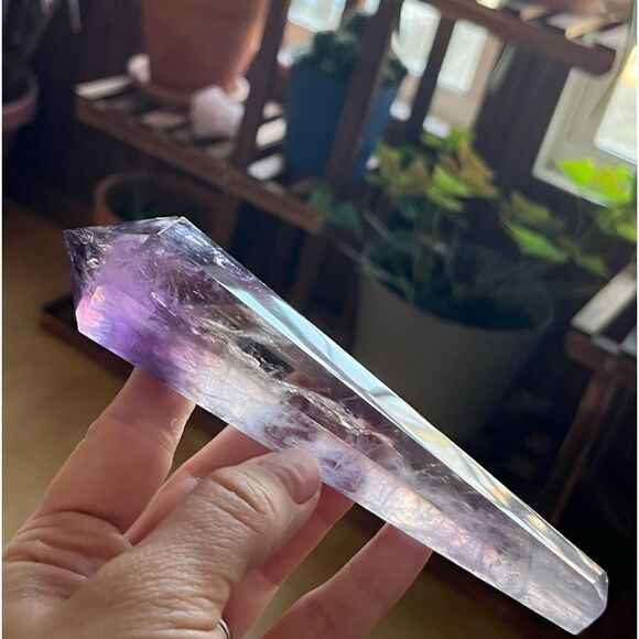 🛑SOLD🛑6” High Quality Amethyst Crystal Root Wand - Picture 11 of 12